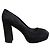Décolleté Miu Miu Nere in Camoscio 10 cm Nero