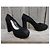Décolleté Miu Miu Nere in Camoscio 10 cm Nero - vista 2