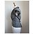 Top Love Moschino de algodón gris - vista 2