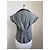 Top Love Moschino de algodón gris - vista 3