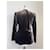 Chaqueta de traje Yves Saint Laurent Chocolate Efecto Terciopelo  - vista 4