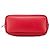 Céline Borsa cubo morbida piccola in pelle rossa di Celine - vista 3