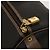 Alfred Dunhill Borsa Boston Dunhill in PVC marrone Auth am8180 - vista 10