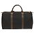 Alfred Dunhill Borsa Boston Dunhill in PVC marrone Auth am8180 - vista 2