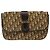 Borsa a spalla in tela Trotter Christian Dior marrone oro Auth 123499 D'oro - vista 13
