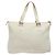 Borsa a mano FENDI in pelle bianca e argento Auth hk2612 Bianco - vista 2