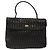 Borsa a mano BALLY in pelle nera e oro Auth BA2296 Nero D'oro - vista 13