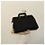 Borsa a mano GUCCI in nylon nero argento 015 3707 Auth 118899 - vista 24