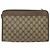 GUCCI GG Plus Supreme Clutch Bag PVC Beige 97 01 037 Auth am8392 - vista 2