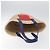 LOEWE Borsa Anagramma Cesta Borsa a Mano Rafia Pelle Beige Rosso Argento Auth am8437 - vista 6