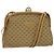 Gucci Borsa a spalla Micro GG Supreme PVC Beige Oro 001 261 1053 Auth BA2223 D'oro