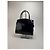 Céline Vintage Celine Paris Handtasche aus schwarzem Lackleder - Ansicht 10