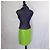 Conjunto de colete e saia de seda Gianni Versace Couture Azul Verde - vista 2