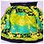 Conjunto de colete e saia de seda Gianni Versace Couture Azul Verde - vista 9