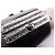 BRACCIALE CHANEL MANCHETTE LOGO CC CRISTALLI 16 CM 2011 BRACCIALE NERO IN RESINA - vista 7
