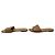 LOUIS VUITTON FLACHE MULES LOCK IT 37 CAMEL GRAINLEDER-SANDALEN Kamel - Ansicht 2