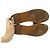 LOUIS VUITTON FLACHE MULES LOCK IT 37 CAMEL GRAINLEDER-SANDALEN Kamel - Ansicht 7