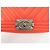 BORSA CHANEL BOY MEDIA IN PELLE CHEVRON CORALLO CON TRACOLLA Rosa - vista 6