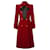 Abrigo Givenchy de terciopelo rojo Roja  - vista 1