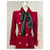 Abrigo Givenchy de terciopelo rojo Roja  - vista 3