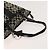 Borsa Coach Signature in tela di nylon 2 pezzi nera e grigia Auth bs25898 Marrone Nero - vista 5