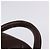CHANEL Matelassé COCO Marchio Vanity Pouch Pelle di Agnello Marrone Scuro CC Auth 123070 - view 14