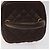CHANEL Matelassé COCO Marchio Vanity Pouch Pelle di Agnello Marrone Scuro CC Auth 123070 - view 7