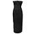 Trägerloses Kleid Yohji Yamamoto Schwarz