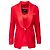 Autre Marque Blazer Gai Mattiolo con camisón Roja