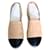 Chanel-Espadrilles Beige Leder