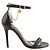 Alexander Mcqueen Tacones de cuero negros
