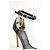 Alexander Mcqueen Tacones de cuero negros - vista 3
