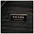 Prada Borsa a tracolla con zip in tessuto nero - vista 5