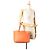 LOEWE Tote de Cuero Anagrama Naranja Este-Oeste - vista 12