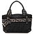 Borsa Fendi in nylon nero Zucca con zip