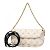 Ivy Portafoglio Monogram Dune Louis Vuitton con catena Bianco Beige