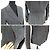 Moschino Jeans giacca a quadretti bianca e nera Nero Bianco - vista 14