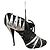 Décolleté Pierre Hardy in pelle nera e argento con tacco 11cm Nero