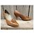 Autre Marque Régina Pumps aus Leder hellbraun 8 cm Absatz - Ansicht 2