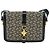 Céline Borsa a spalla CELINE C Sulky in tela blu navy e oro Auth ep8935 D'oro - vista 2