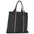 Troca Hermès HERMES Borsa Tote Verticale GM Tela Nera Argento Auth bs26094 Nero