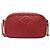 GUCCI GG Marmont Borsa a Spalla in Pelle Rossa Dorata 447632 Auth ep9033 - vista 3