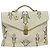 Autre Marque BOTTEGA VENETA Borsa a mano in pelle bianca e oro Auth bs25987 Bianco D'oro - vista 2