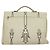 Autre Marque BOTTEGA VENETA Borsa a mano in pelle bianca e oro Auth bs25987 Bianco D'oro - vista 3