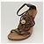 LOUIS VUITTON Décolleté in Pelle Marrone LV Auth bs25696 - vista 20
