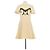 Louis Vuitton Beigefarbenes Wollkleid