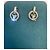 Pendientes refinados DOLCE & GABBANA mod. DJ0770 de acero plateado con trabajo de malla marina Plata - vista 12