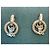 Pendientes refinados DOLCE & GABBANA mod. DJ0770 de acero plateado con trabajo de malla marina Plata - vista 8