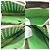 Monedero perforado Monogram Louis Vuitton Castaño Verde Verde claro - vista 6