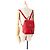 Zaino Lockme in taurillon rosso Louis Vuitton - vista 12